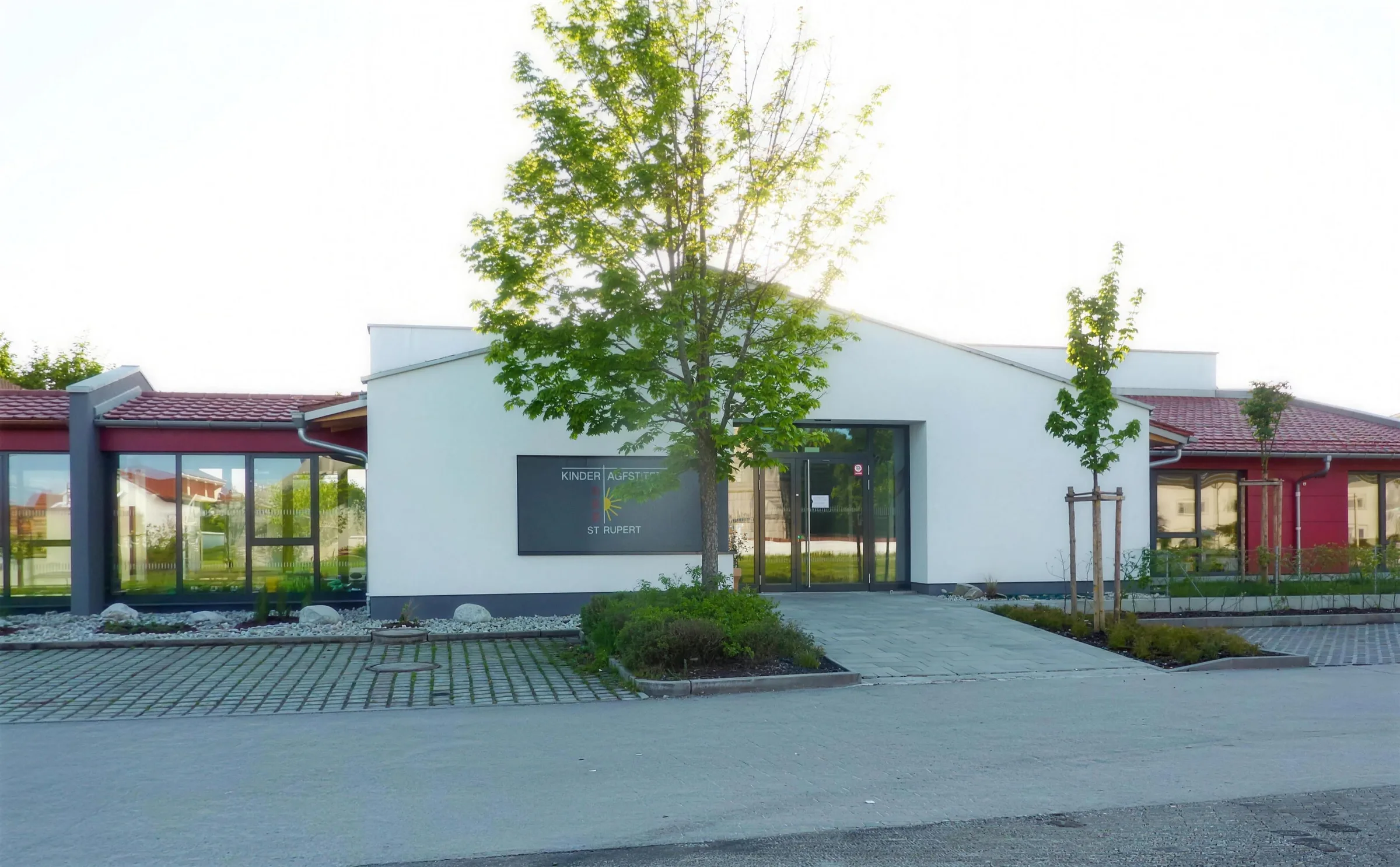 Detailansicht der Fassade
