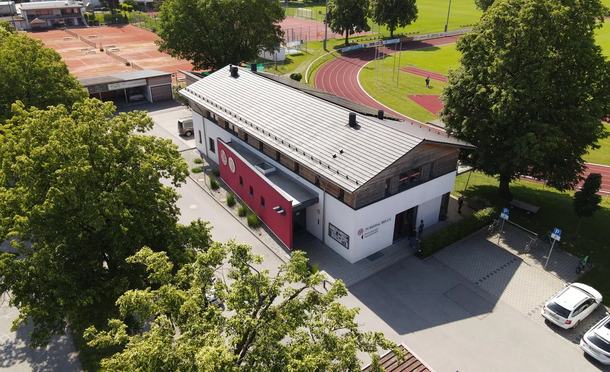 Vereinsgebäude TVA Haus des Sports am Sportgelände